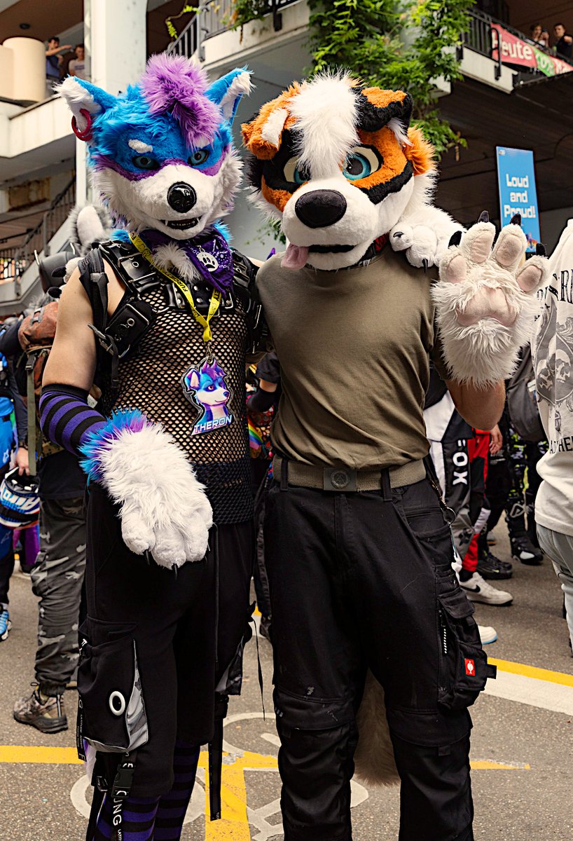 Theron (@theron_floof) on Twitter photo Happy kinky fursuit friday! Having fun at Karlsruhe Pride with <a href="/CedrictheAussie/">Cedric the Aussie @SWC, CAMP</a>
๐ธ Akai
#FursuitFriday #CSDKarlsruhe Happy kinky fursuit friday! Having fun at Karlsruhe Pride with <a href="/CedrictheAussie/">Cedric the Aussie @SWC, CAMP</a>
๐ธ Akai
#FursuitFriday #CSDKarlsruhe