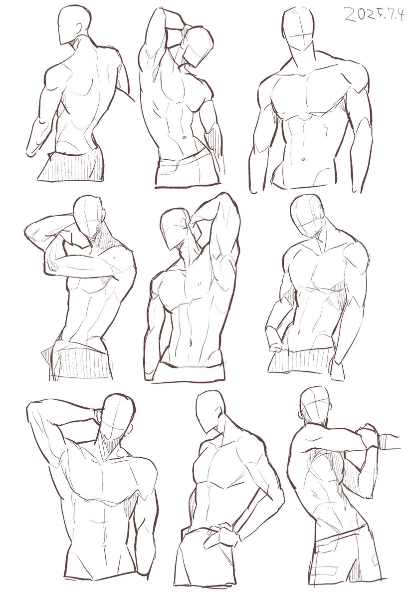 rensyuusuru7's tweet image. #croquis