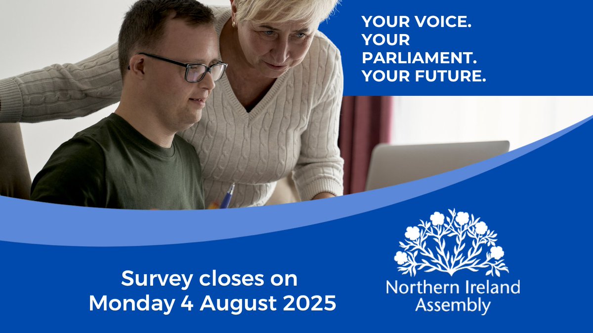 niassembly's tweet image. We're co-designing the agenda for the Disabled People’s Parliament and need your input!
What issues should we raise in November?
Fill out the survey and tell us what matters most to you.
🗓️ Survey deadline: Monday 4 August 2025
Have your say now! lk.nia.fyi/fpGP