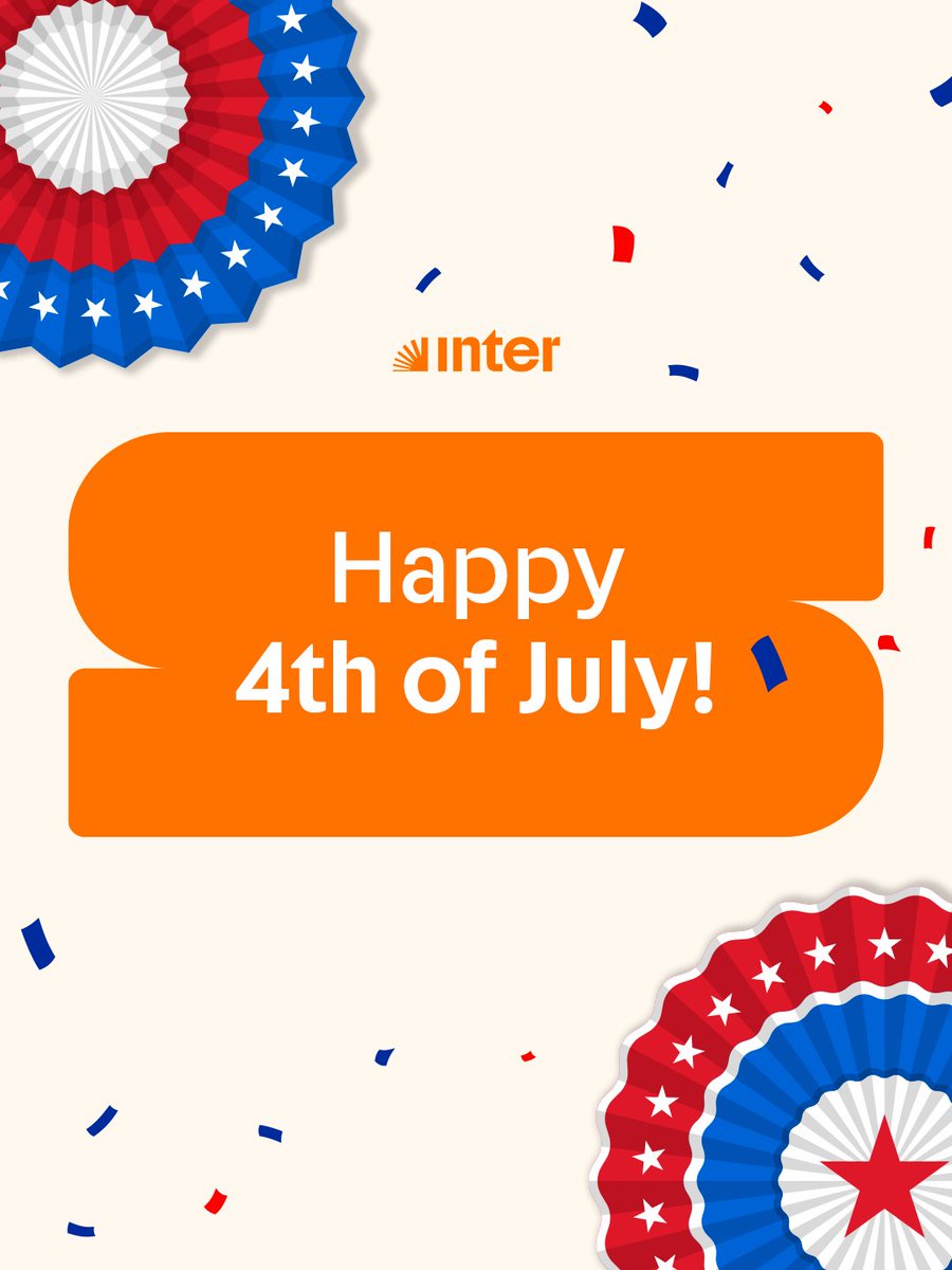 Today, we celebrate freedom, community, and the joy of being together.
Happy Independence Day!

#Happy4thofJuly #CelebrateFreedom #Community #Inter