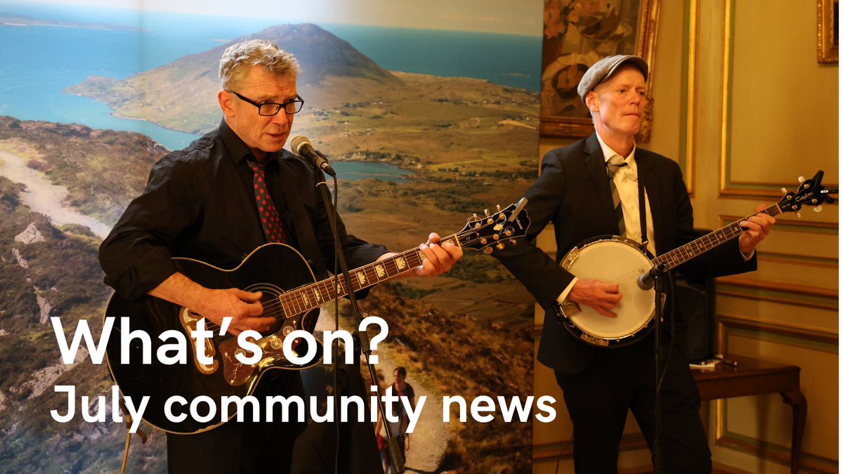 Irish Embassy Paris (@irlembparis) on Twitter photo What’s on?☀️The July community news is now out!
This month you’ll find traditional Irish music and dance, multimedia exhibition and much more!
➡️ bit.ly/4lf4Wyz  If you want to be featured in the next edition, just get in touch. What’s on?☀️The July community news is now out!
This month you’ll find traditional Irish music and dance, multimedia exhibition and much more!
➡️ bit.ly/4lf4Wyz  If you want to be featured in the next edition, just get in touch.