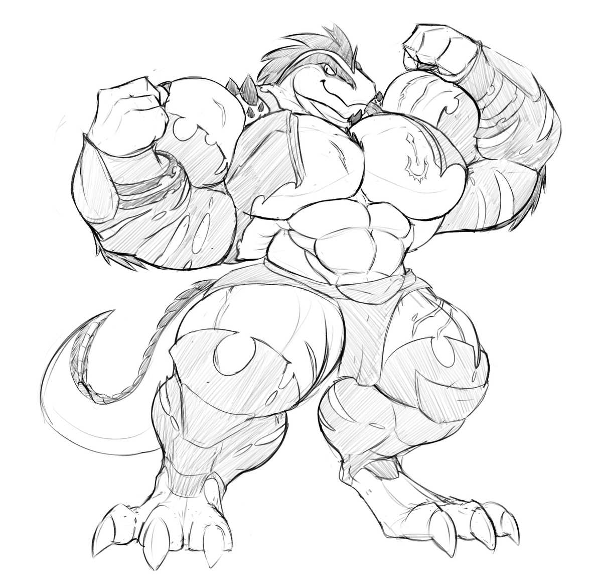 Koragos (@koragosart) on Twitter photo Lizardfolk showing off how much he can bulk up! It's in our genetics I tell you :P
Sketch for <a href="/Zootingayer/">Zootingayer</a> requested through the P site! Thank you so much ^^ Lizardfolk showing off how much he can bulk up! It's in our genetics I tell you :P
Sketch for <a href="/Zootingayer/">Zootingayer</a> requested through the P site! Thank you so much ^^