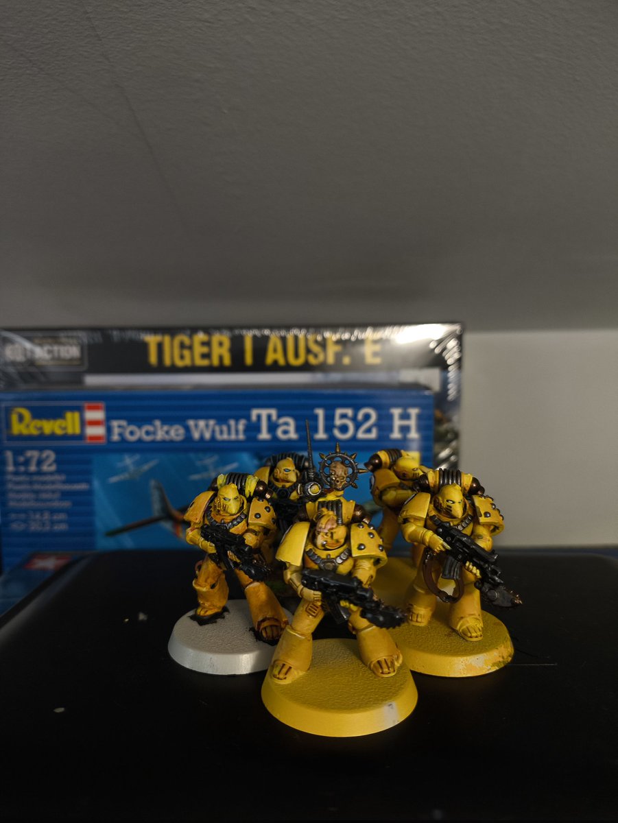 red_dreadnought's tweet image. #Wip
Nuevo proyecto inacabable en marcha!
La idea es hacer un pequeño destacamento de herejía de puños imperiales. De momento aquí van 5 de los 10 que vienen en la unidad! Poco a poco!
#spacemarine #wipwarhammer