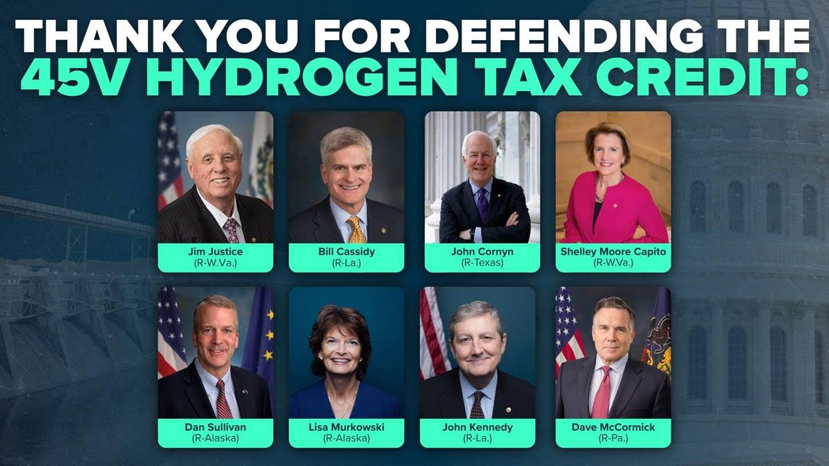 Frank Wolak, CEO of FCHEA, praises Senate champions for restoring Section 45V #hydrogenproduction tax credit, signaling US commitment to #cleanenergy economy and job creation.

#hydrogennow #cleanenergy #energysecurity  #energytransition

 fcw.sh/S8Mh5h