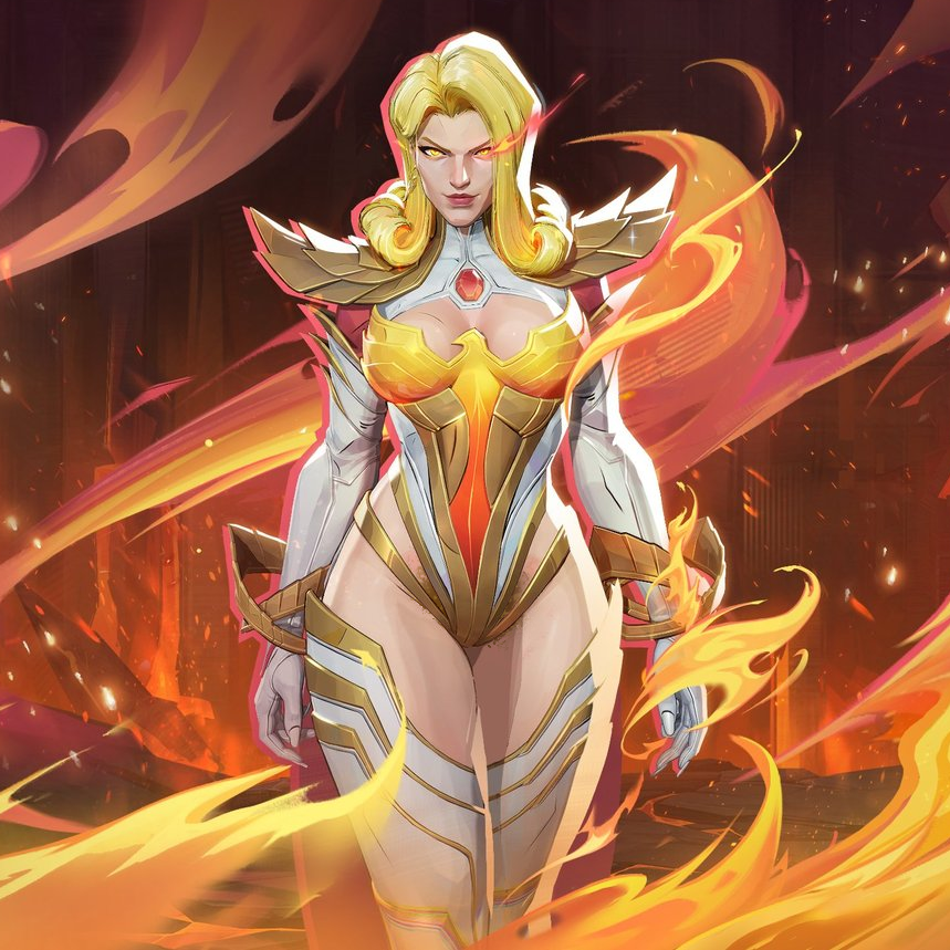 Loudwindow's tweet image. Emma Frost - Phoenix Diamond with bush