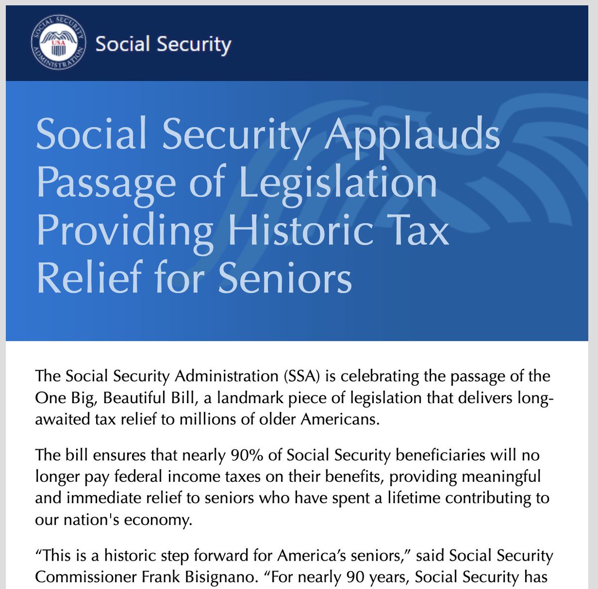 DonaldsonCD's tweet image. I just got a marketing email from the Social Security Adminstration 😑