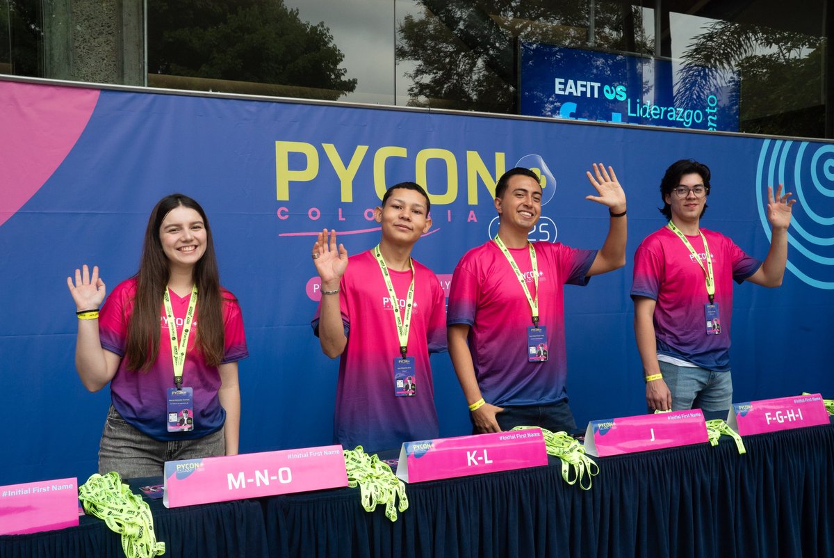 pyconcolombia's tweet image. Welcome to PyCon! 🐍💻
We’re officially kicking off this celebration of code, community, and knowledge.
Get ready for days full of talks, workshops, networking, and pure Python passion.
Let the code magic begin! ✨👩💻👨💻
#PyCon #Python #Welcome #TechCommunity