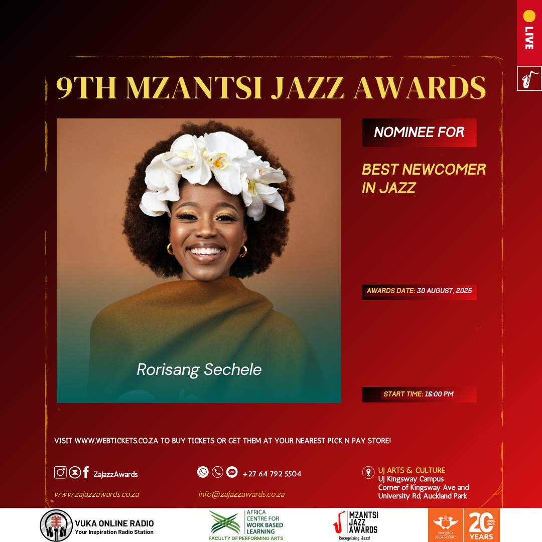 🌟 Best Contemporary Jazz Album
🌟 Best Newcomer in Jazz
🌟 Best Female Jazz Artist

These are the ones judged behind the scenes, and honestly, just being considered by the panel in these spaces is such an honour. Thank you for walking this journey with me.