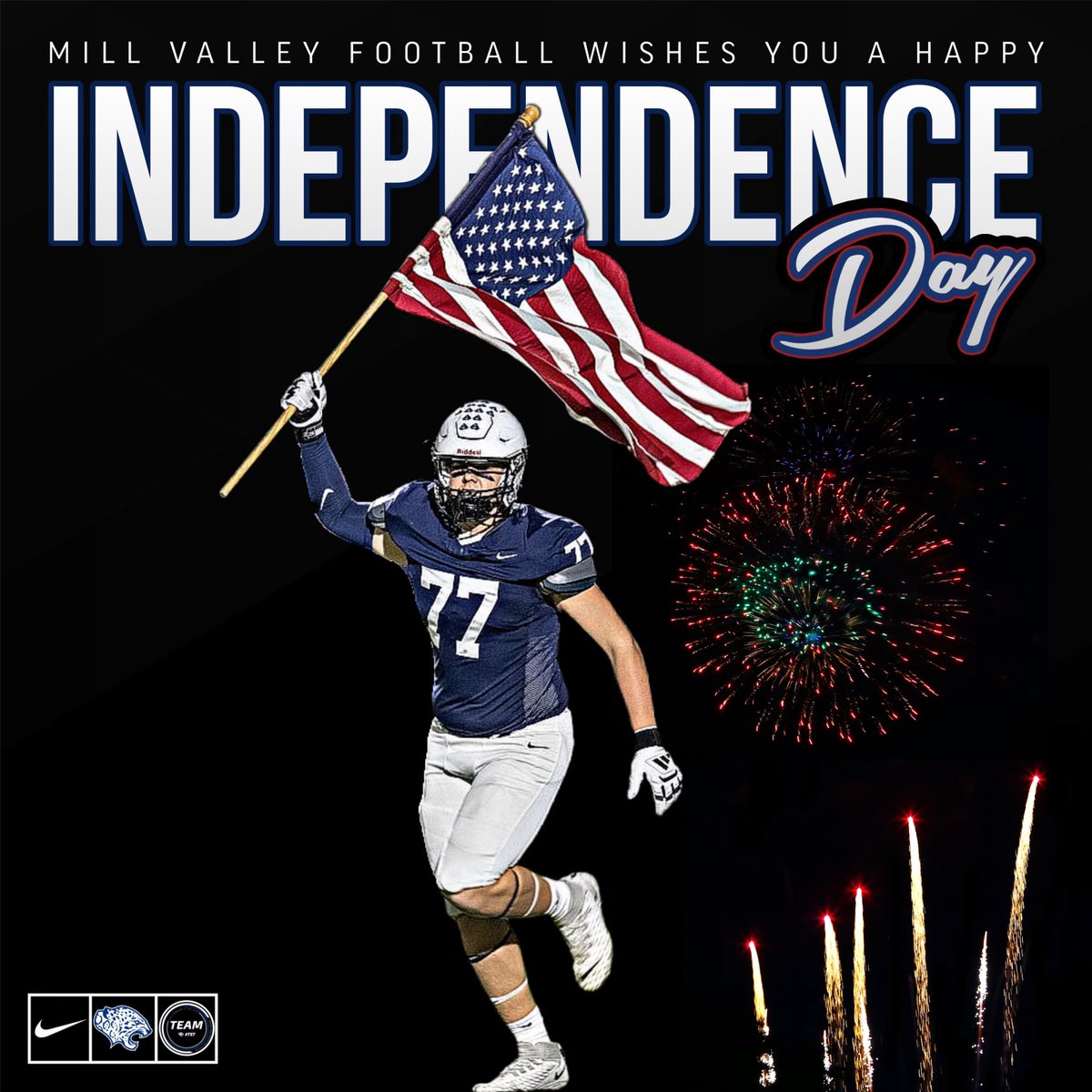 Mill Valley Football (@mvjaguar) on Twitter photo Happy 4th of July! 🇺🇸 #1-0 Happy 4th of July! 🇺🇸 #1-0