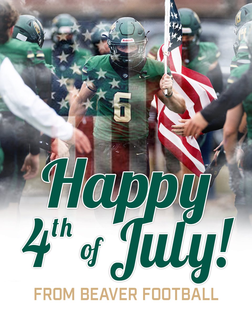 'Merica!!  Happy 4th from Beaver Football!  #GTA