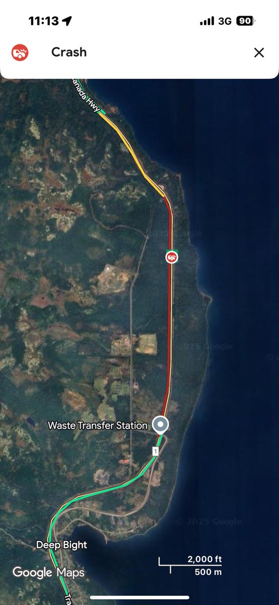 HavaJavaNan's tweet image. Any word on this accident just east of Clarenville? #nltraffic