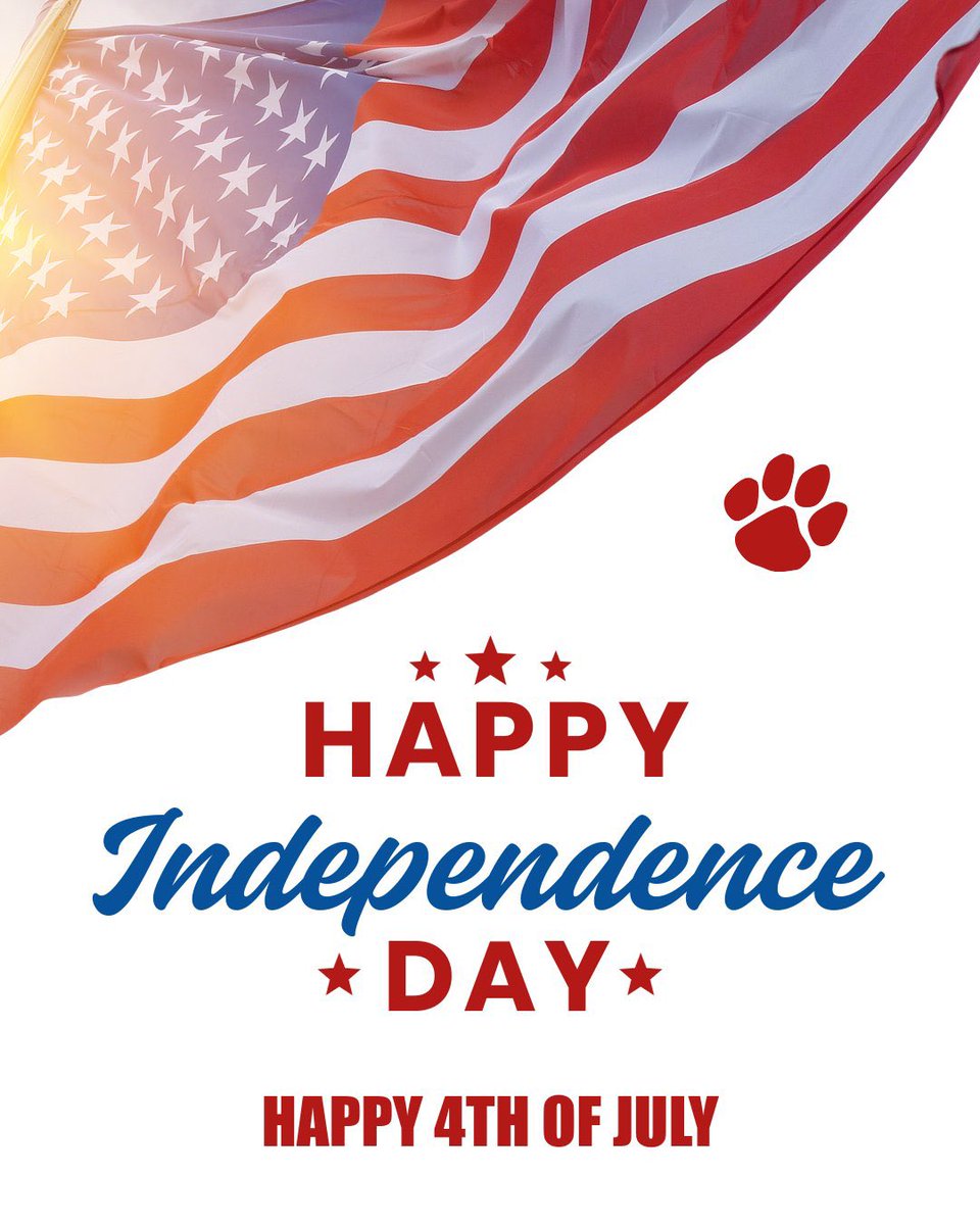 Happy Independence Day from Frostburg State Athletics!🇺🇸🐾

We wish everyone a safe and fun holiday weekend!💥

#BobcatPride
