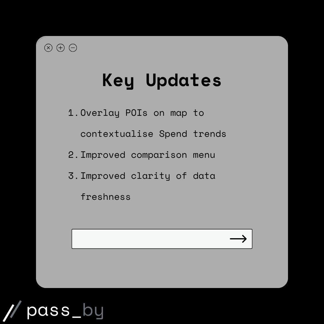 _psby's tweet image. Our next update for Almanac is here! Now you can overlay POIs on maps for real-time Spendn Insights &amp;amp; enjoy a streamlined comparison menu 🎉

Major fixes improve links, group queries &amp;amp; more. See the full release notes for more details: eu1.hubs.ly/H0ltYZ60

#ReleaseUpdate