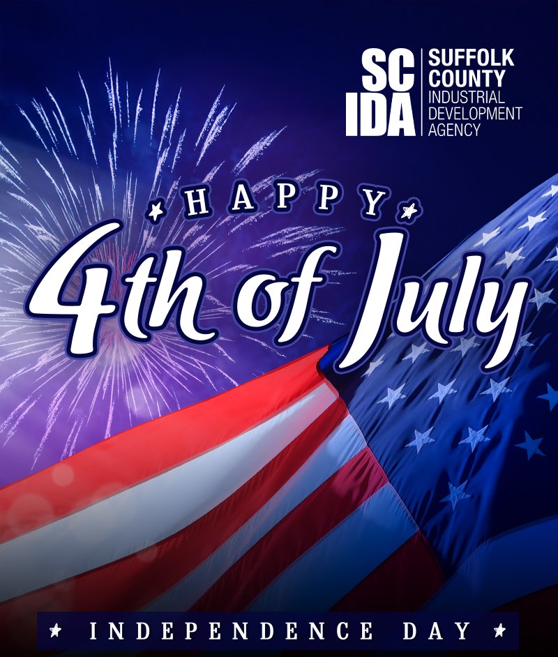 Happy 4th of July! Wishing everyone a safe and joyful holiday as we celebrate freedom, opportunity, and the spirit of building something great. Learn how we help drive growth across Long Island at suffolkida.org.