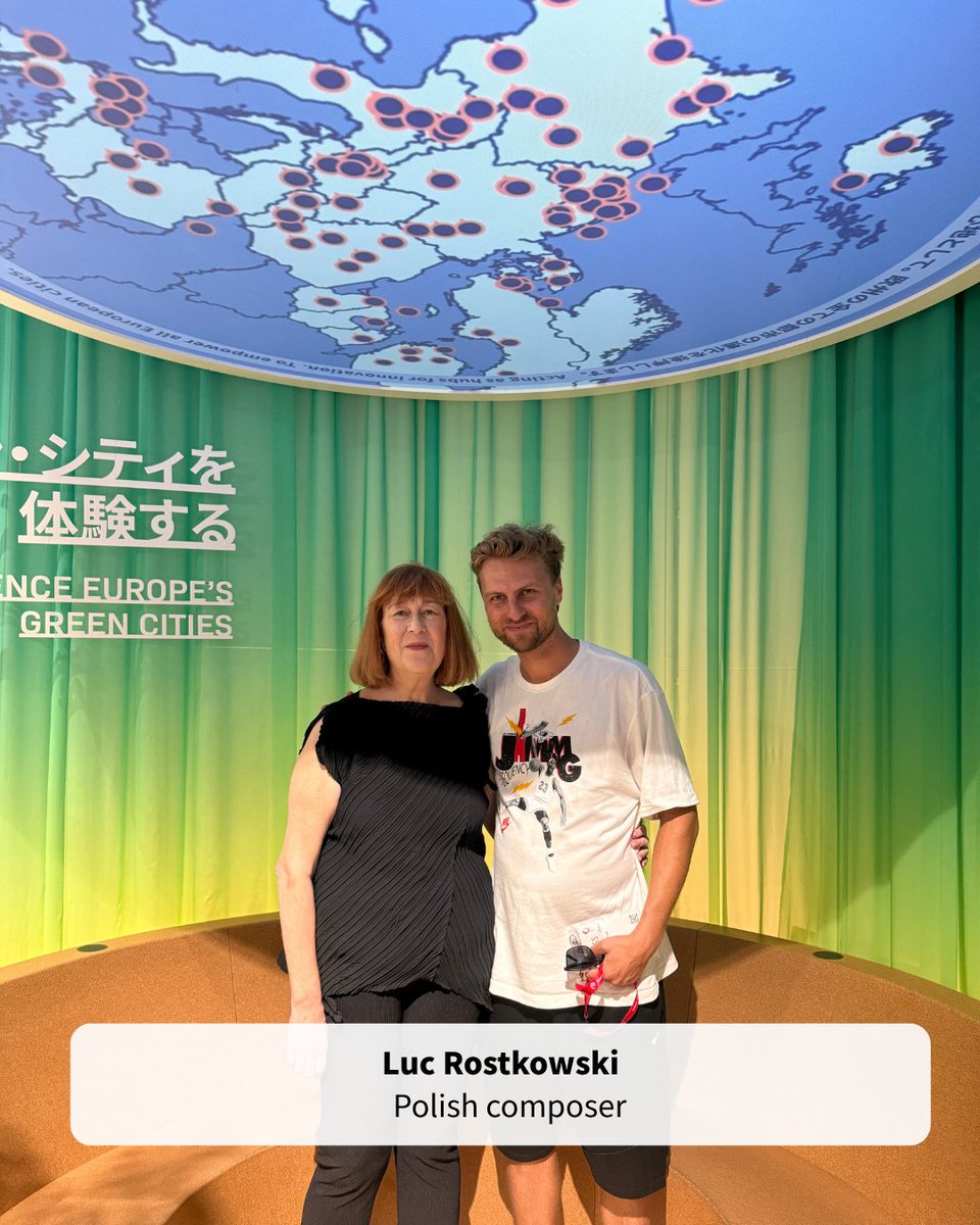 euatexpo's tweet image. 🤝 This week at the EU Pavilion, we welcomed:
🇫🇷 The French Commissioner, exploring Europe’s vision
🎶 Luc Rostkowski, Polish composer, discovering how art + innovation connect us all
Connecting cultures, ideas & creativity, that’s what Europe’s about! 🌍✨
#EUatExpo…