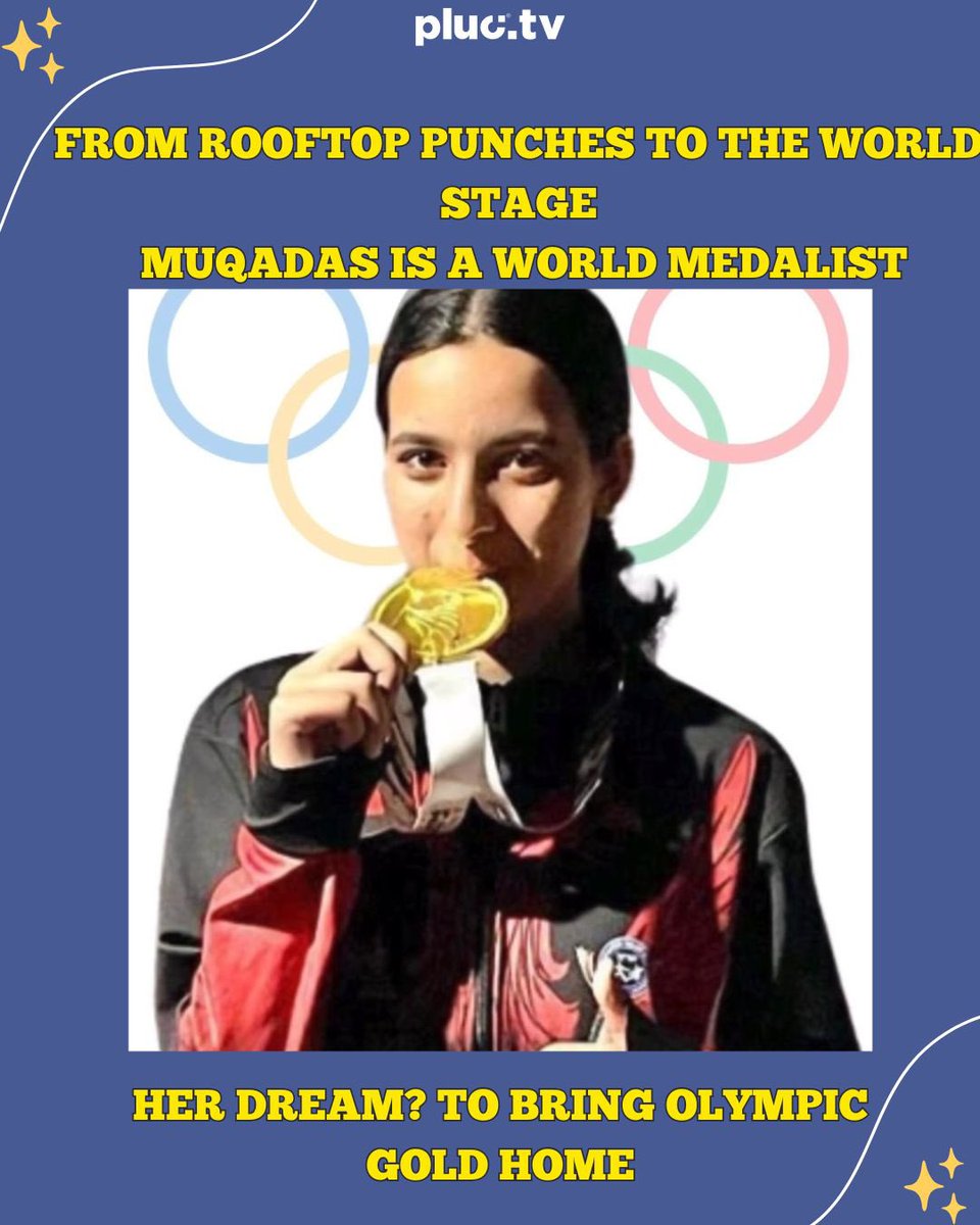Muqadas Muskan — a martial artist from rural Kashmir who turned backyard training into a world medal. 🥋🌍
Trained by her father, powered by pure grit — now she’s chasing Olympic gold.

Credit - The Village Square 

#MuqadasMuskan #OlympicDreams #GirlPower #KashmirToWorld #PlucTV