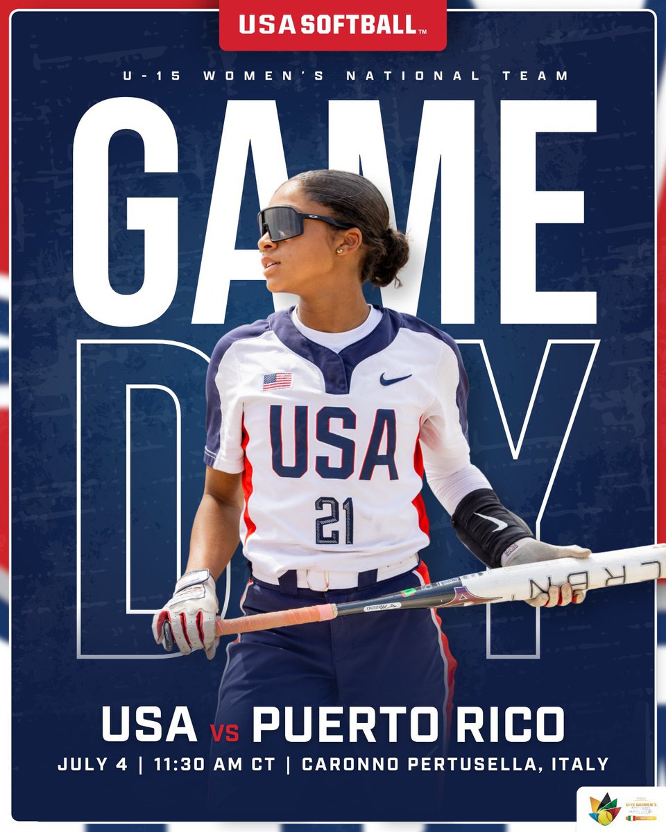 Maci Barnes (@macibarnes2029) on Twitter photo What a great day to put on a USA jersey and represent my country! Happy 4th of July! Let’s go get that WIN!
<a href="/USASoftballJWNT/">USA Softball Junior Women’s National Team</a> <a href="/USASoftball/">USA Softball</a> <a href="/usaspresident/">Dave Devine</a> What a great day to put on a USA jersey and represent my country! Happy 4th of July! Let’s go get that WIN!
<a href="/USASoftballJWNT/">USA Softball Junior Women’s National Team</a> <a href="/USASoftball/">USA Softball</a> <a href="/usaspresident/">Dave Devine</a>