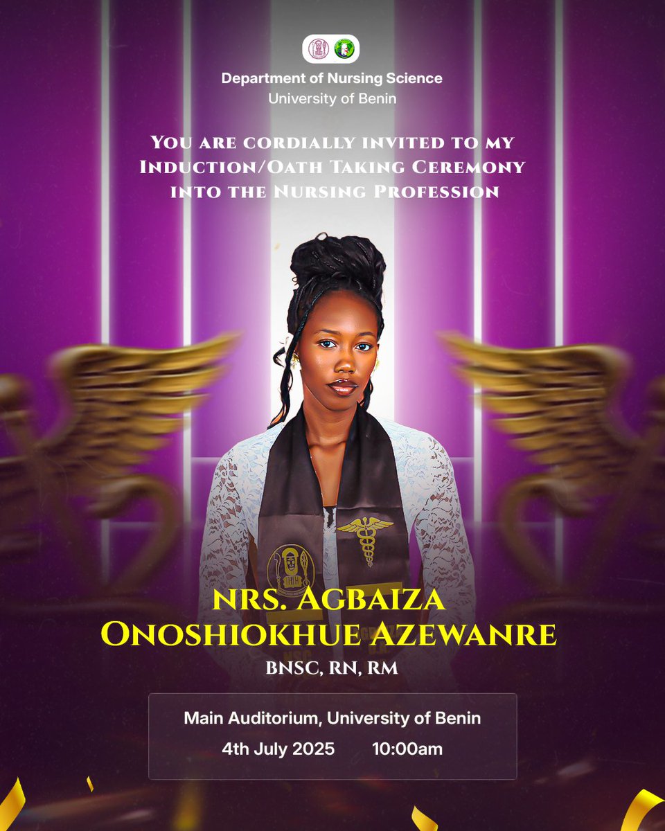 _faustindesigns's tweet image. Designed this flyer to support my friend as she gets inducted into the nursing profession.
This moment means a lot to her, and I’m proud to have contributed in my own way. Glad she loved it too when I showed her!
#NursingInduction #UNIBEN #InductionFlyer #GraphicDesign