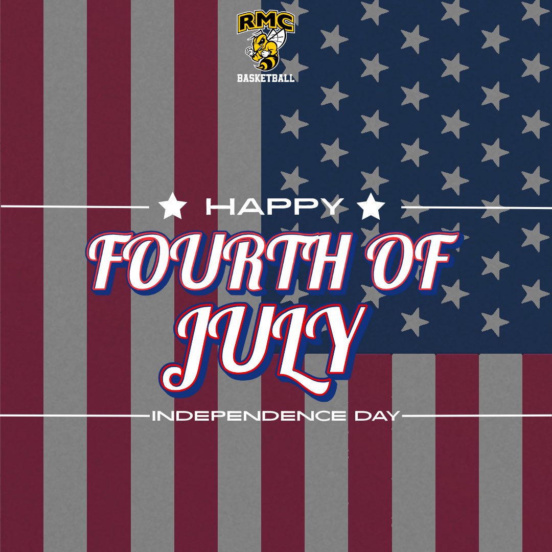 RMCWBB's tweet image. Today we celebrate liberty, equality, and justice! Wishing everyone a fun and safe 4th of July! 🇺🇸❤️