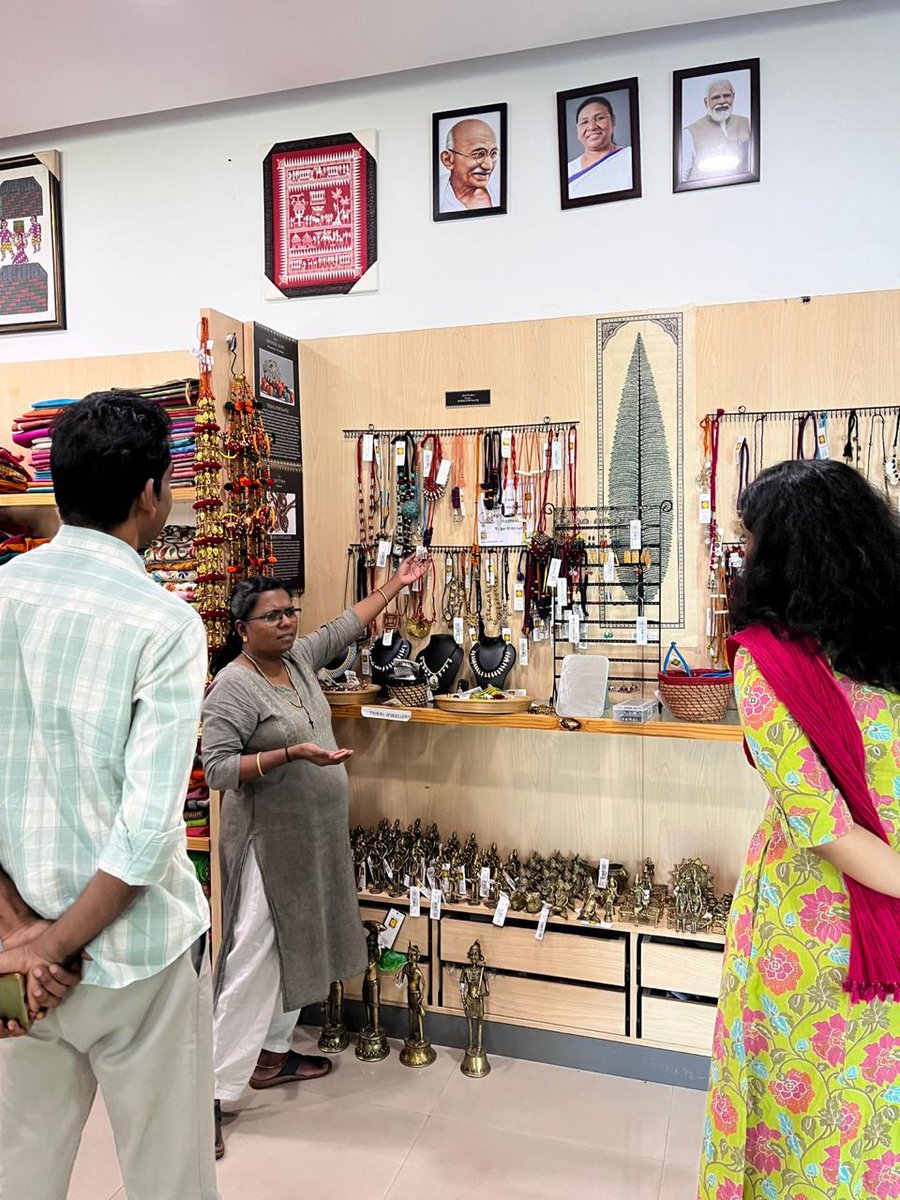 TRIBES INDIA (@tribesindia) on Twitter photo Smt. Renu Raj, I.A.S, Director, ST Development Dept., visited <a href="/tribesindia/">TRIBES INDIA</a> #Ernakulam showroom with the present TDO. She appreciated the well-arranged displays and briefing by Smt. Judy Sebastian.
#Vocal4Local #TribesIndia #TribalWelfare
<a href="/TribalAffairsIn/">Ministry of Tribal Affairs, Govt. of India</a> <a href="/PIB_India/">PIB India</a> <a href="/mygovindia/">MyGovIndia</a> Smt. Renu Raj, I.A.S, Director, ST Development Dept., visited <a href="/tribesindia/">TRIBES INDIA</a> #Ernakulam showroom with the present TDO. She appreciated the well-arranged displays and briefing by Smt. Judy Sebastian.
#Vocal4Local #TribesIndia #TribalWelfare
<a href="/TribalAffairsIn/">Ministry of Tribal Affairs, Govt. of India</a> <a href="/PIB_India/">PIB India</a> <a href="/mygovindia/">MyGovIndia</a>