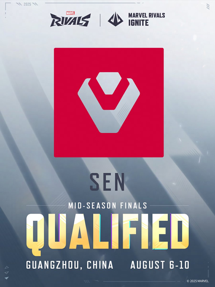 Rivals__Esports's tweet image. 💥 Get ready to witness greatness!
💥 SEN @SENRivals, the North American powerhouse, dominates the competition with unmatched skill and consistency! We’re excited to see them chase even more glory during the Marvel Rivals Ignite midseason Offline Playoffs!
📢 Don’t miss out on…