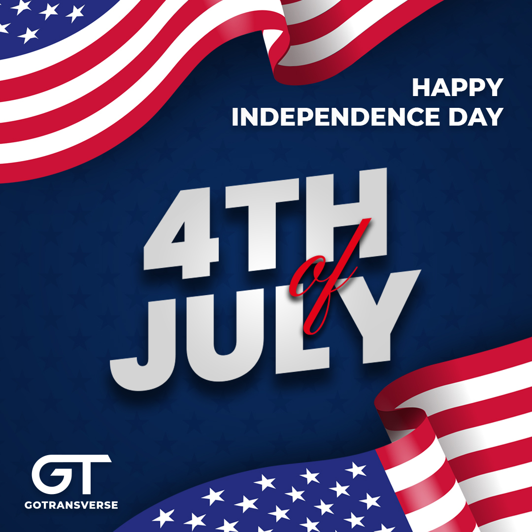 Gotransverse's tweet image. Happy 4th of July from GT! 🎇