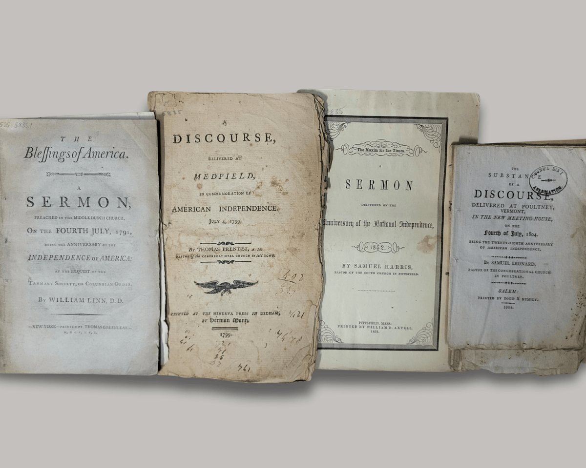 CongreLib's tweet image. May your 4th be filled with fireworks, fun, and a few Fourth of July sermons! (We have a whole box of them if you're looking for one.)
