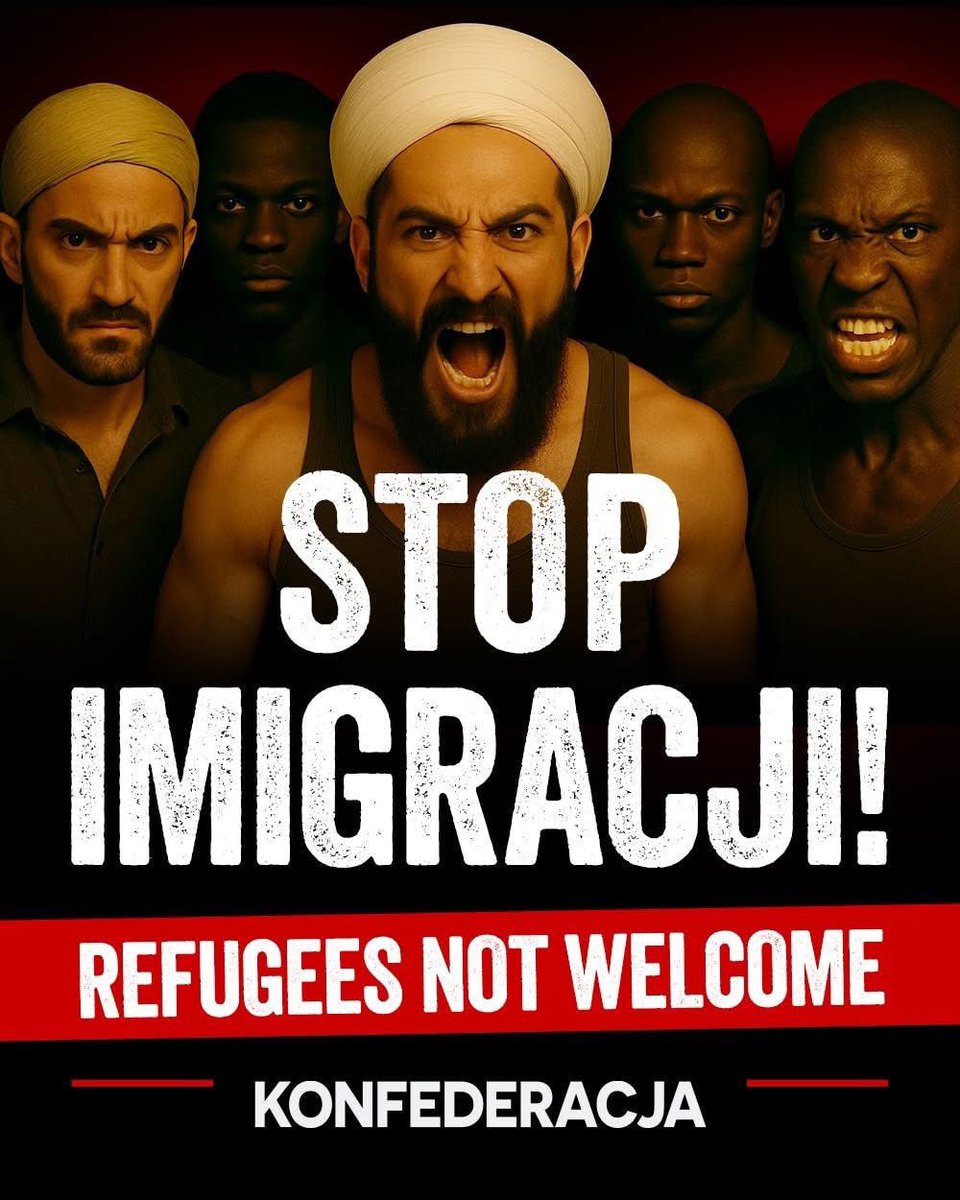 ⛔️ STOP IMIGRACJI! Refugees NOT welcome! 

19 lipca w całej Polsce w samo południe odbędą się pikiety protestacyjne Konfederacji! Wyjdziemy na ulicę w dużych miastach i małych miejscowościach, żeby wyrazić swój sprzeciw wobec napływu nielegalnych imigrantów do Polski. 

Chcemy