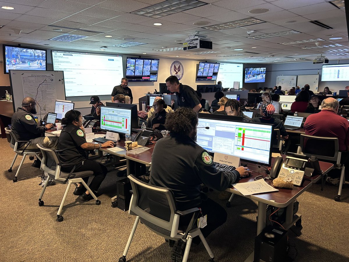 AFCEMA's tweet image. We are proud to support the largest 10k in the world, the @ajcprr, as the multi-agency coordination center and medical branch.
