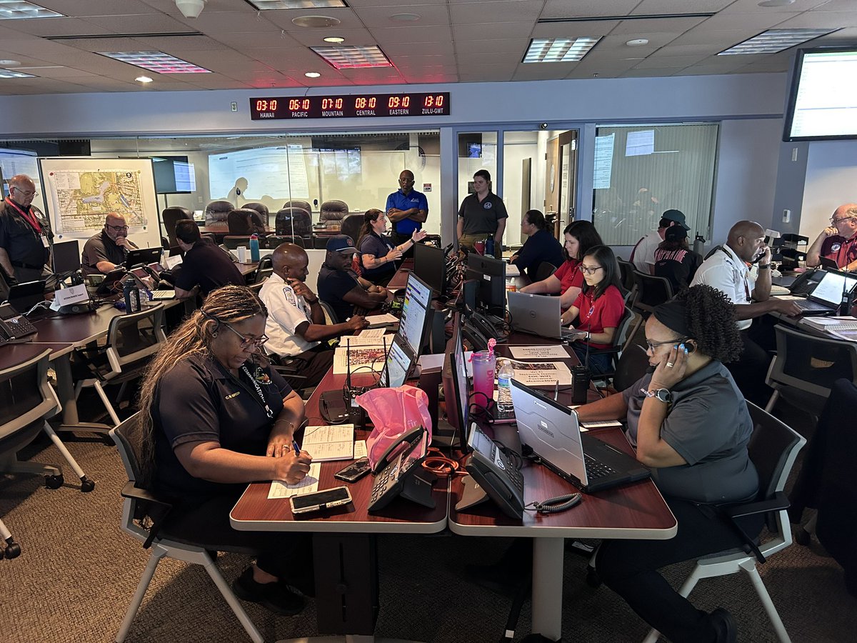 AFCEMA's tweet image. We are proud to support the largest 10k in the world, the @ajcprr, as the multi-agency coordination center and medical branch.