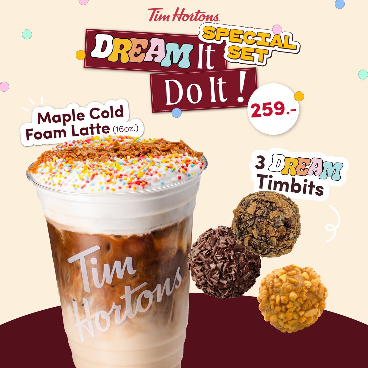 Tim Hortons Thailand tweet media
