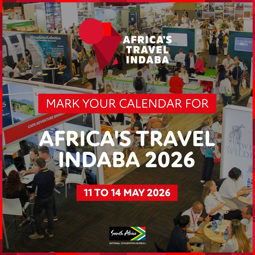 Africa's Travel Indaba 2025 (@travel_indaba) on Twitter photo Minister of Tourism <a href="/PatriciaDeLille/">Patricia de Lille</a> announced that Africa’s Travel Indaba will take place from 11 to 14 May 2026. This Pan-African trade show is a powerful platform for showcasing Africa’s tourism offerings to the world.: indaba-southafrica.co.za/news/Meeting-A…
#ATI2026 #SouthAfricaAwaits Minister of Tourism <a href="/PatriciaDeLille/">Patricia de Lille</a> announced that Africa’s Travel Indaba will take place from 11 to 14 May 2026. This Pan-African trade show is a powerful platform for showcasing Africa’s tourism offerings to the world.: indaba-southafrica.co.za/news/Meeting-A…
#ATI2026 #SouthAfricaAwaits