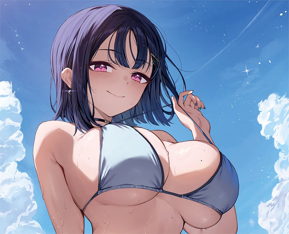 うりぼうざっか様の企画『夏色日和』に参加させていただきました！夏模様の爽やかな水色ビキニ👙を仕立てあげています！
x.com/uribou_zakka/s…