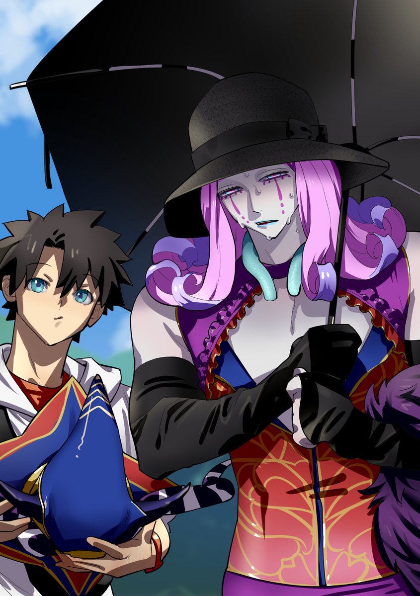 L0VEYAMA003's tweet image. これは夏のメフィストとマスター