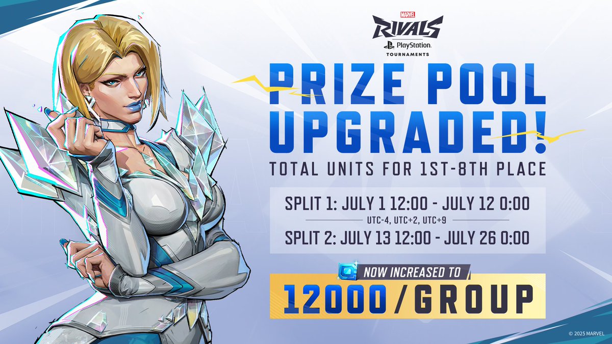 Rivals__Esports's tweet image. 🎮Calling all PS5 players!
✨Get ready to showcase your skills in our upcoming tournament, where the stakes have never been higher!
We’re excited to announce that the prize pool has been significantly increased, making this your chance to compete for some serious rewards!…