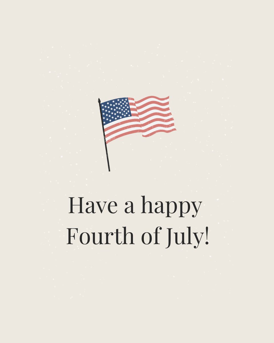 Happy Independence Day 🇺🇸

Please note that the university is closed in observance of the holiday and will reopen on July 7.