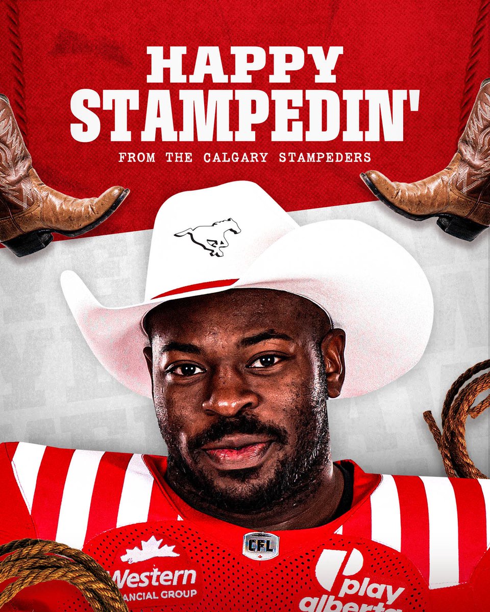 Calgary Stampeders (@calstampeders) on Twitter photo Happy Stampedin’ everybody! 🤠 Happy Stampedin’ everybody! ðŸ¤