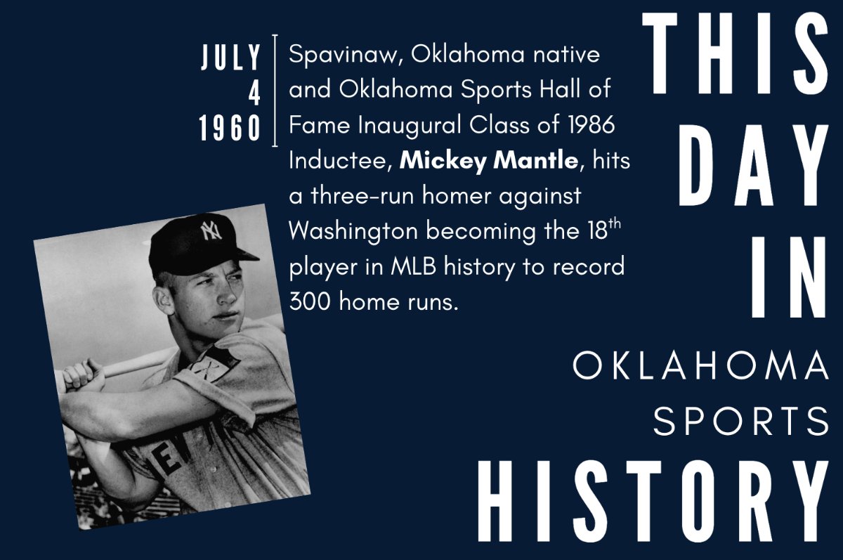 See what's happening this week at the Oklahoma Sports HOF by subscribing to our FRIDAY FEATURES Weekly E-Newsletter! - mailchi.mp/oksportshof.or…