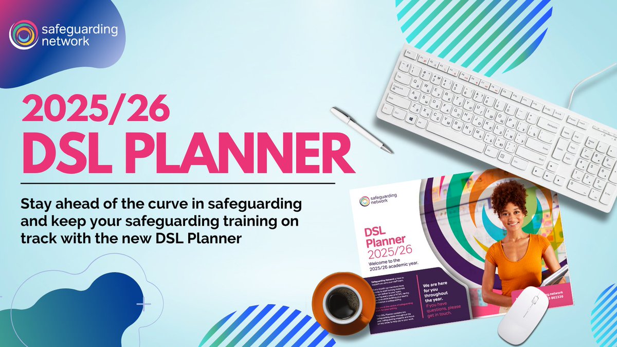Following on from the popularity of last year’s DSL Planner, we’re delighted to announce we’re taking pre-orders for the 2025/26 DSL Planner!

Created by our experts to keep you informed, proactive, and ahead of the curve in safeguarding within educational settings, this year’s