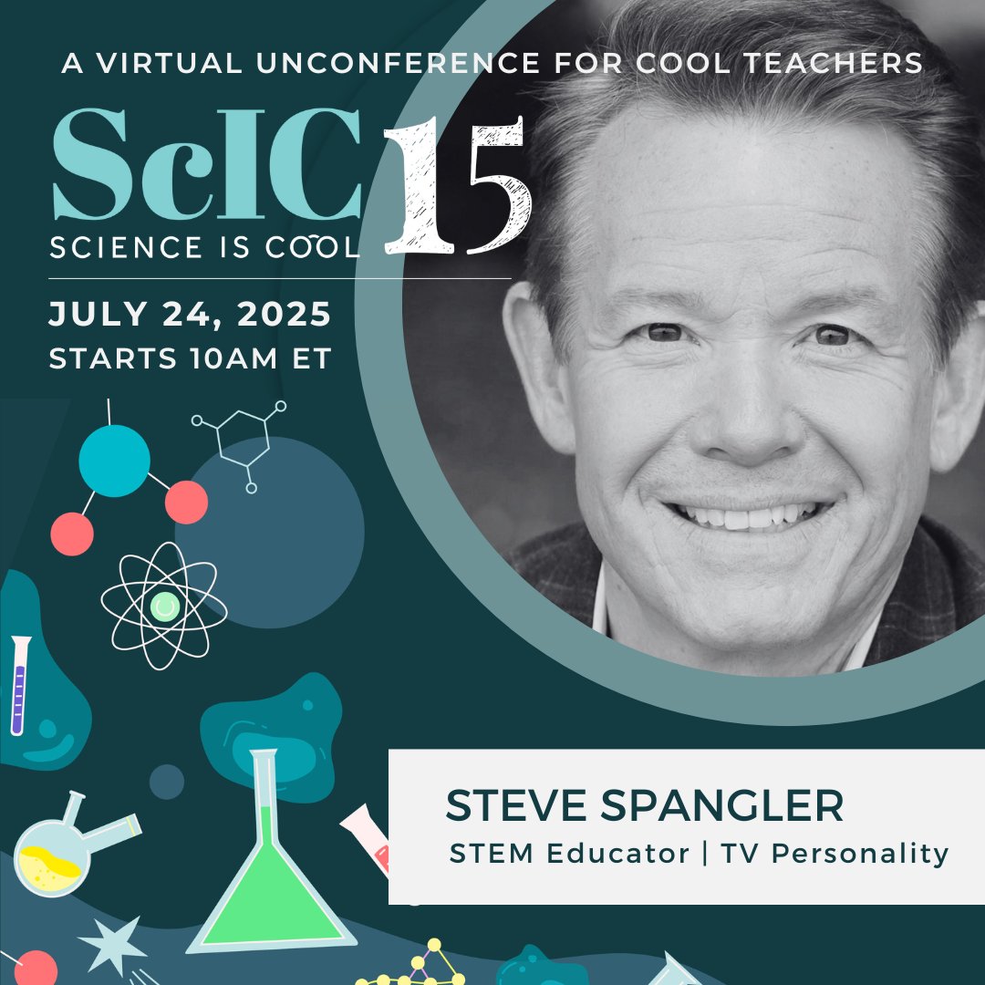 We are excited to have Steve Spangler @stevespanler as a guest speaker for SCIC 15 this year! Steve is an American television personality, author and STEM teacher🔭🧬

Join him and many others at SCIC 15! hubs.ly/Q03t-5zK0 (link is also in bio)