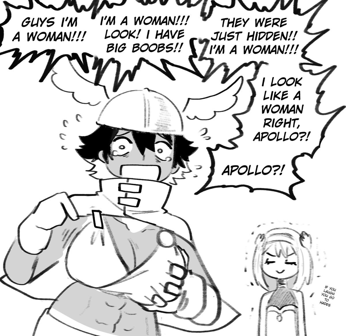 Hermes' Tomboyish struggles: