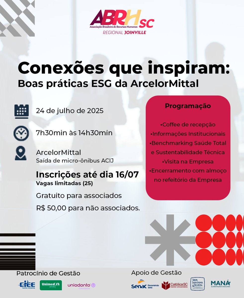 Link de inscrição: app.higestor.com.br/inscricao/1509…
