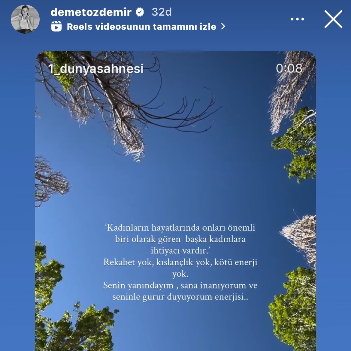 kadinlarin birbirlerini kiskanmayip basarilarindan mutlu oldugu evren..