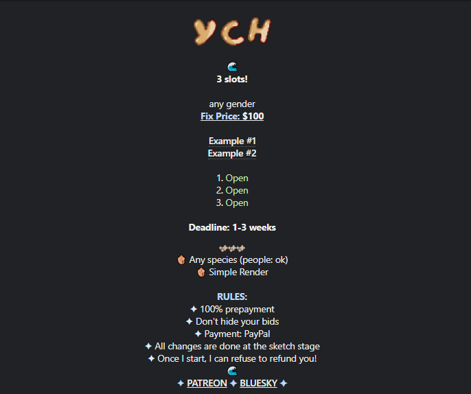 LazyChaek's tweet photo. 🐚New YCH Slot "Sunny sea" here >> 
https://t.co/593aVscdIY

Only 3 slots!
Bids here or FA ^^ https://t.co/t5Kwg7Uslv