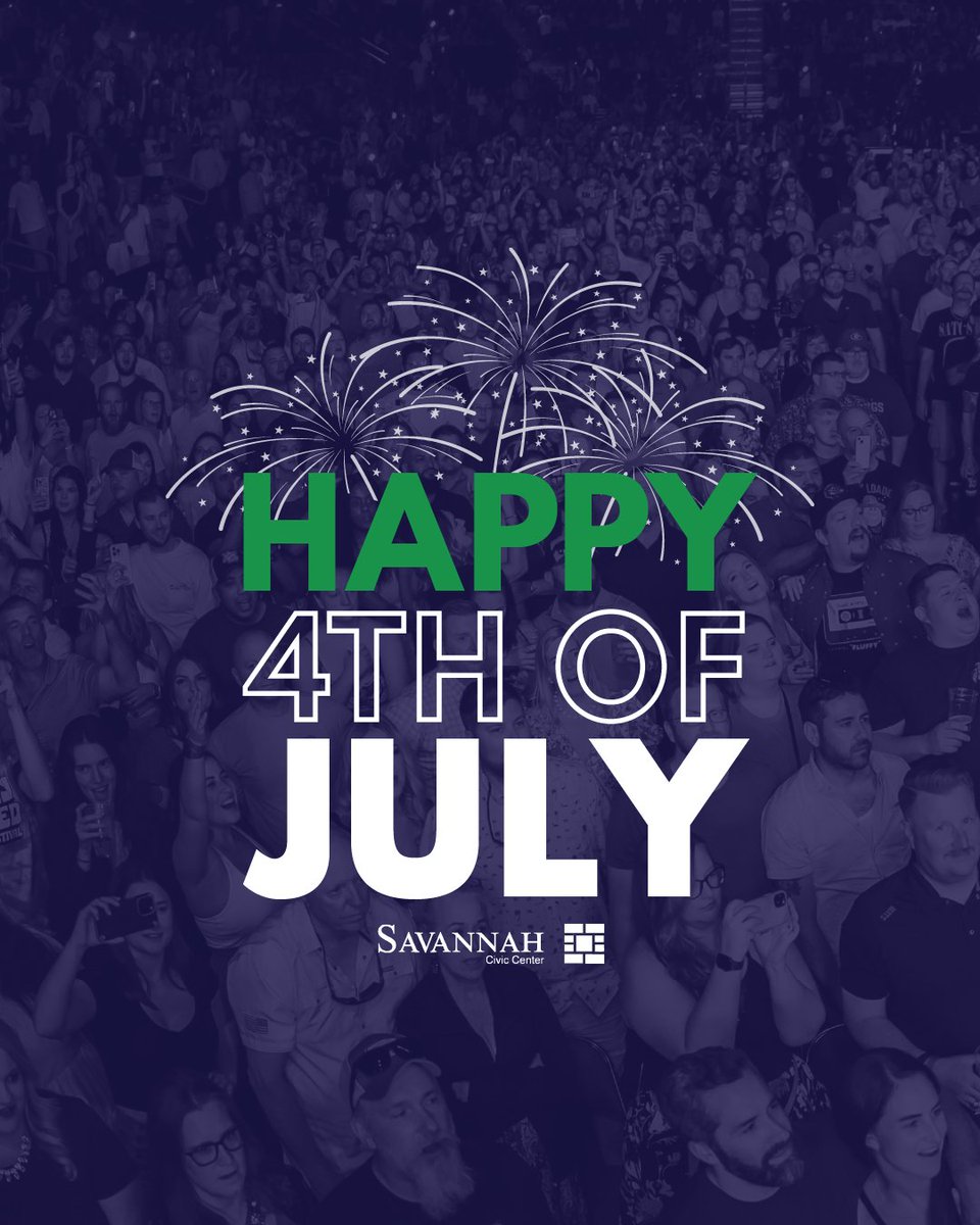 Happy Independence Day! 🎆

Please note that the Johnny Mercer Theatre Ticket Office and Administrative Offices are closed Friday, July 4th. Enjoy your holiday weekend!