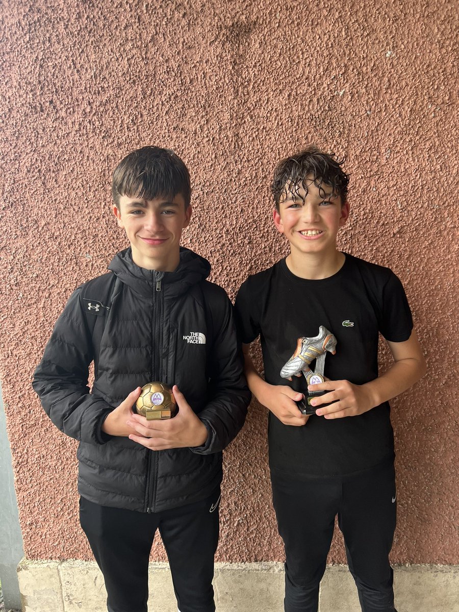 Mr Sangster (@mrsangsterpe) on Twitter photo Final week of training for the <a href="/stmacharacademy/">St Machar Academy</a> S1 ⚽️ team (now S2) meant it was time for awards🏆
Brodie and Tristan were our winners for “Club person of the year” and “S1 player of the year”⚽️🟣
Well done to both of you, <a href="/stmacharac_PE/">StMacharAc_PE</a> are very proud to have you in the team⚽️ Final week of training for the <a href="/stmacharacademy/">St Machar Academy</a> S1 ⚽️ team (now S2) meant it was time for awards🏆
Brodie and Tristan were our winners for “Club person of the year” and “S1 player of the year”⚽️🟣
Well done to both of you, <a href="/stmacharac_PE/">StMacharAc_PE</a> are very proud to have you in the team⚽️