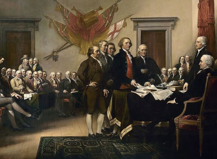 Today, America celebrates its independence.

But from what exactly? God?

Were the Founders building a new nation based on secular values…

Or on Christian principles?

Let’s take a look.

To begin, the Declaration of Independence mentions God four times 🧵