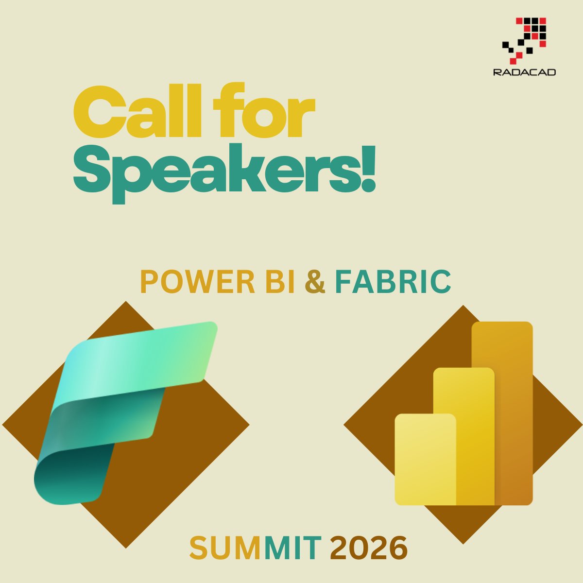 Rad_Reza's tweet image. 📢📢📢📢🔥🔥🔥🔥

The call for speakers is now open for the largest #MicrosoftFabric #PowerBI #virtual #Online #conference, the Power BI &amp;amp; Fabric Summit.

This will be the 6th year edition of this successful event, and we look forward to getting your session submissions for this…