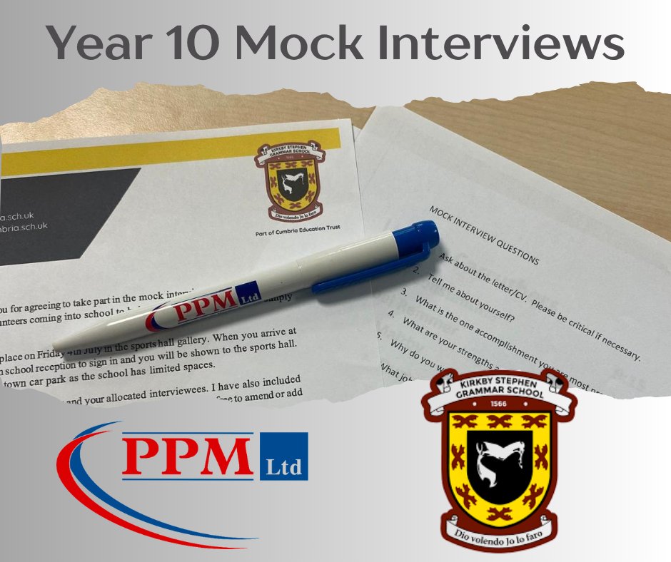We had a great time supporting the Year 10 students at Kirkby Stephen Grammar School with mock interviews today🎤📷 It was inspiring to see their confidence, enthusiasm, and thoughtful responses 📷 🚀