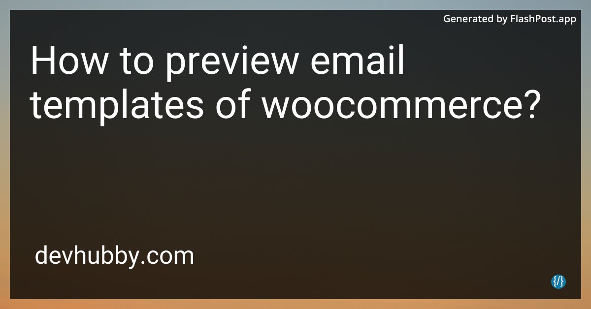 devhubbycom's tweet image. Will previewing these templates teach us how to speak cat?

Source: devhubby.com/thread/how-to-…

#EmailMarketing #EmailTesting #WooCommerceTips #CreativeDesign #emailtemplates #emailtemplate